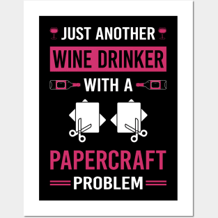 Wine Drinker Papercraft Paper Craft Crafting Posters and Art